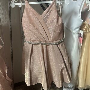 Bliss Glittering Pink Formal Kids Dress
